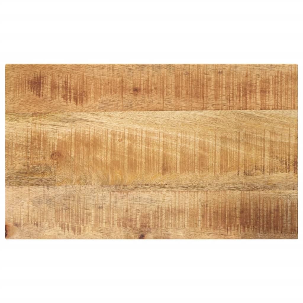 Bordplade 50×40×3,8 cm - rektangulær i massivt ru mangotræ Bordplade 50×40×3,8 cm - rektangulær i massivt ru mangotræ