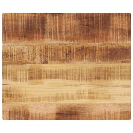 Bordplade 60 x 50 x 3,8 cm rektangulær i massivt ru mangotræ