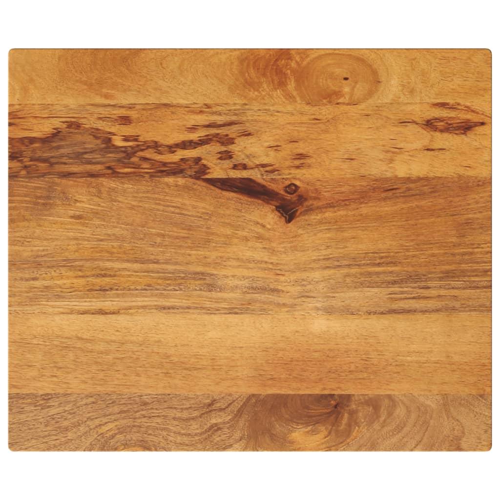 Bordplade 60x50x3,8 cm rektangulær massivt mangotræ Bordplade 60x50x3,8 cm rektangulær massivt mangotræ