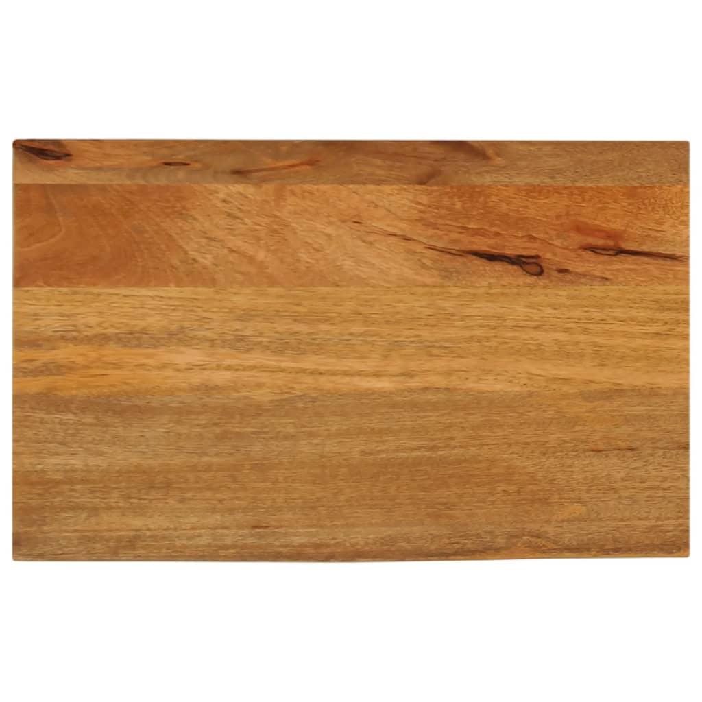 Bordplade 60×20×3,8 cm med naturlig kant - massivt mangotræ Bordplade 60×20×3,8 cm med naturlig kant - massivt mangotræ
