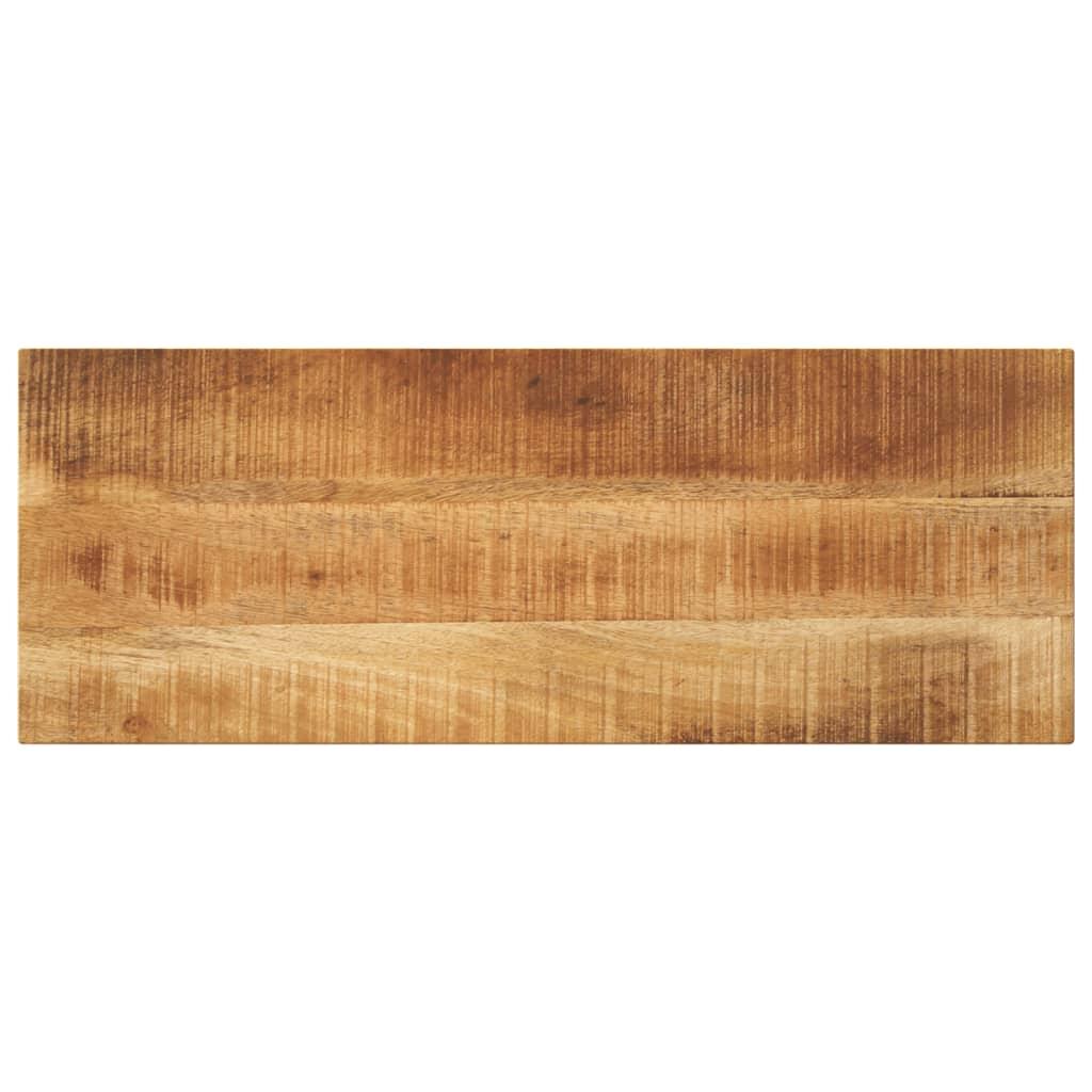 Bordplade 70 x 20 x 3,8 cm i massivt ru mangotræ - rektangulær Bordplade 70 x 20 x 3,8 cm i massivt ru mangotræ - rektangulær
