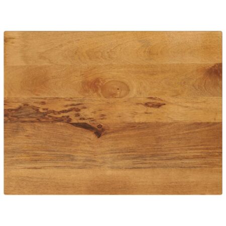 Bordplade 70 x 60 x 3,8 cm rektangulær i massivt mangotræ