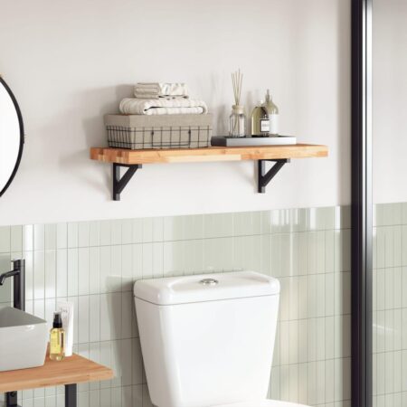 Bordplade 80 × 30 × 4 cm - rektangulær i massivt akacietræ