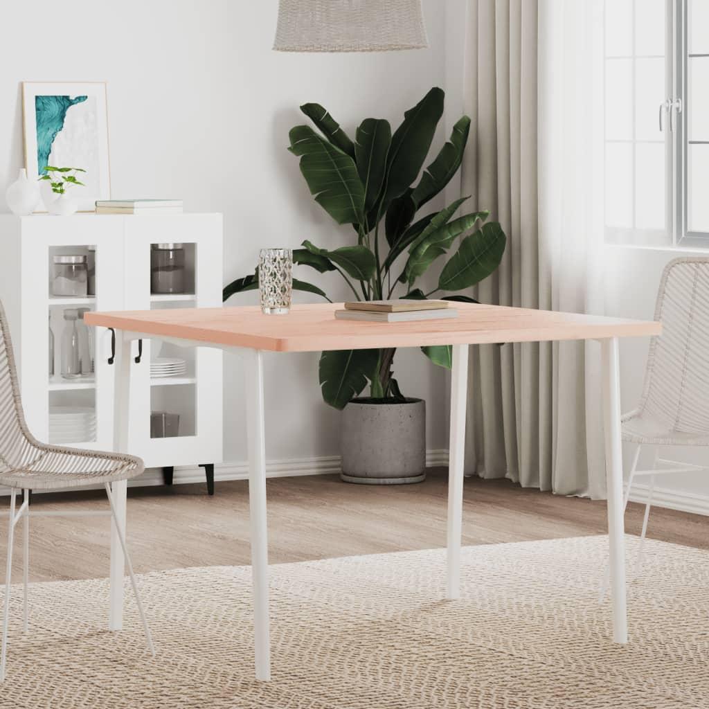 Bordplade 90 x 90 x 2,5 cm firkantet i massivt bøgetræ Bordplade 90 x 90 x 2,5 cm firkantet i massivt bøgetræ