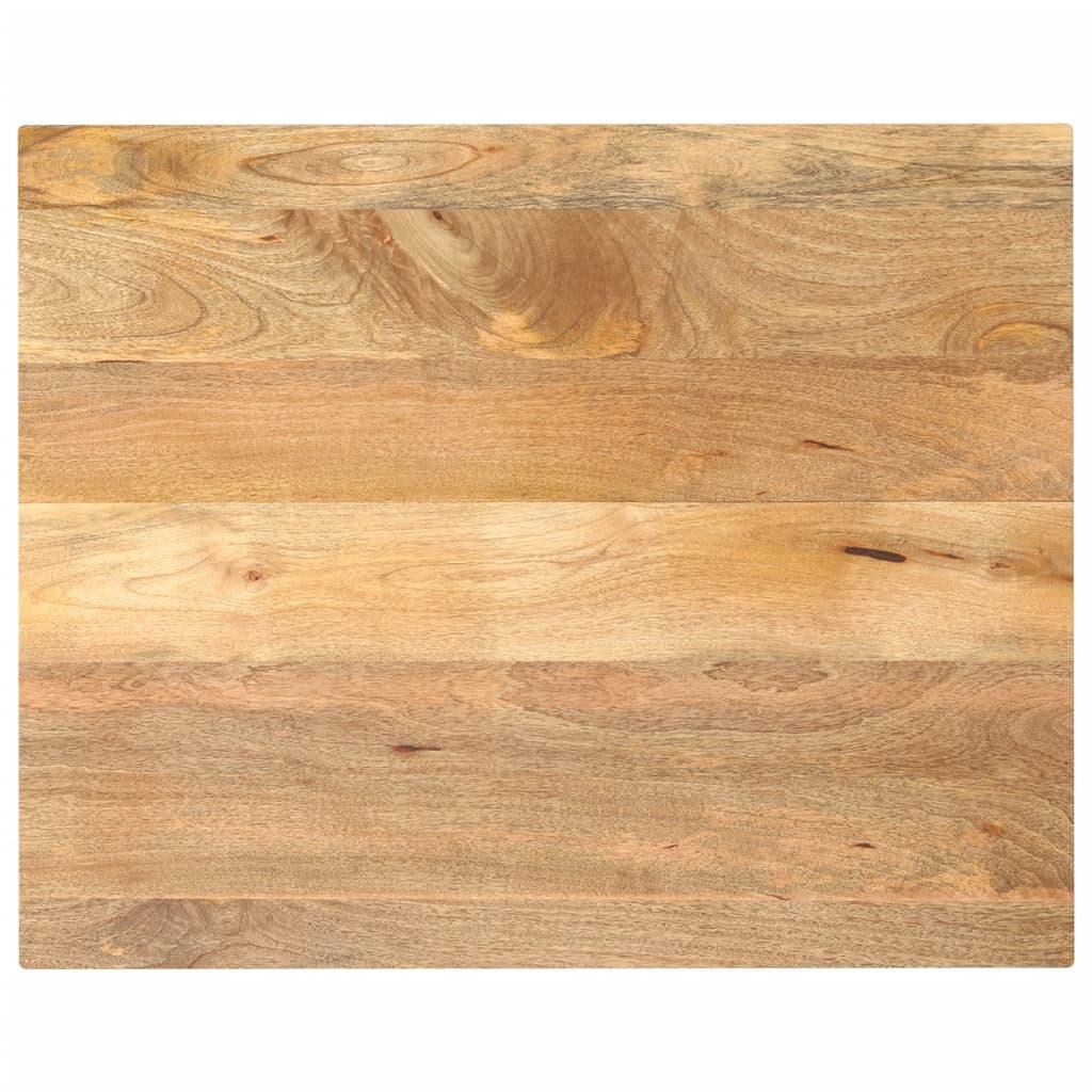 Bordplade 90×80×3,8 cm - rektangulær i massivt mangotræ Bordplade 90×80×3,8 cm - rektangulær i massivt mangotræ
