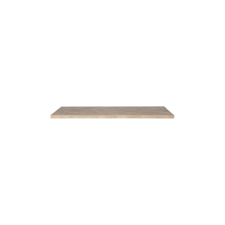 Bordplade WOOOD Tablo Herringbone mangotræ plankebordplade kalkvask 180x90x5,5 cm