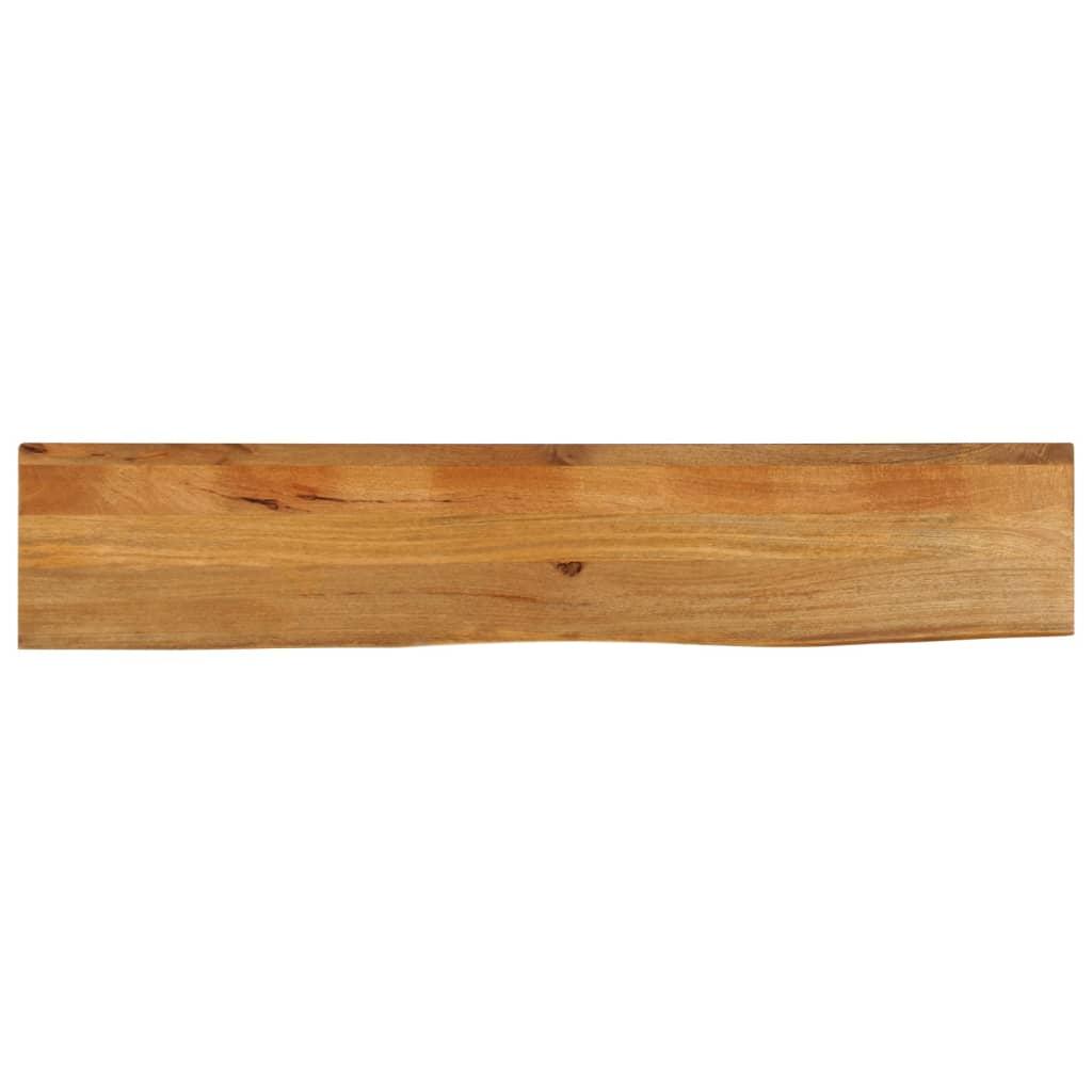 Bordplade i massivt mangotræ 160 × 40 × 3,8 cm - naturlig kant Bordplade i massivt mangotræ 160 × 40 × 3,8 cm - naturlig kant