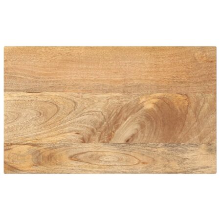 Bordplade i massivt mangotræ 40 x 30 x 3,8 cm rektangulær