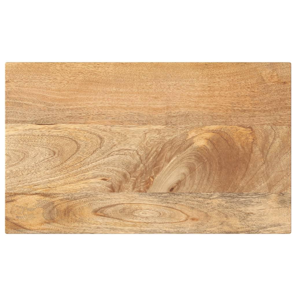 Bordplade i massivt mangotræ 40 x 30 x 3,8 cm rektangulær Bordplade i massivt mangotræ 40 x 30 x 3,8 cm rektangulær