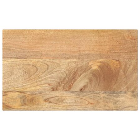 Bordplade i massivt mangotræ 50 x 20 x 2,5 cm rektangulær