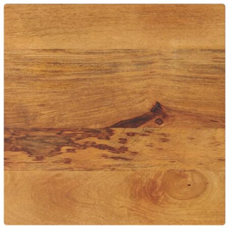 Bordplade i massivt mangotræ 60 x 60 x 3,8 cm - firkantet