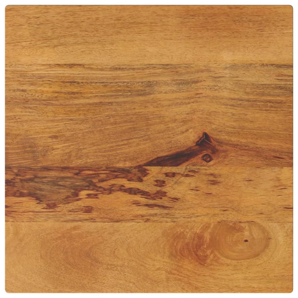 Bordplade i massivt mangotræ 60 x 60 x 3,8 cm - firkantet Bordplade i massivt mangotræ 60 x 60 x 3,8 cm - firkantet