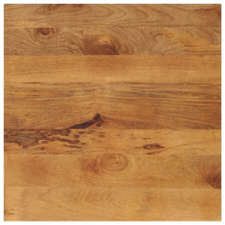 Bordplade i massivt mangotræ 70 × 70 × 3,8 cm - firkantet