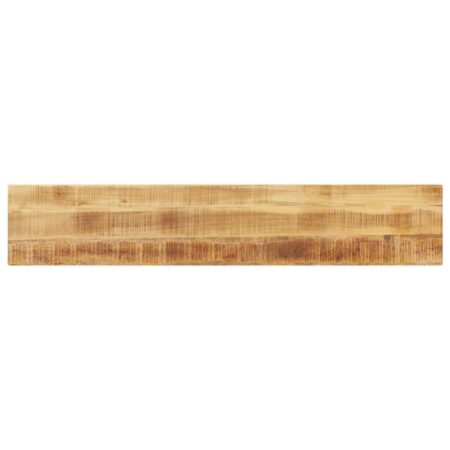 Bordplade i massivt ru mangotræ 160 x 20 x 2,5 cm rektangulær