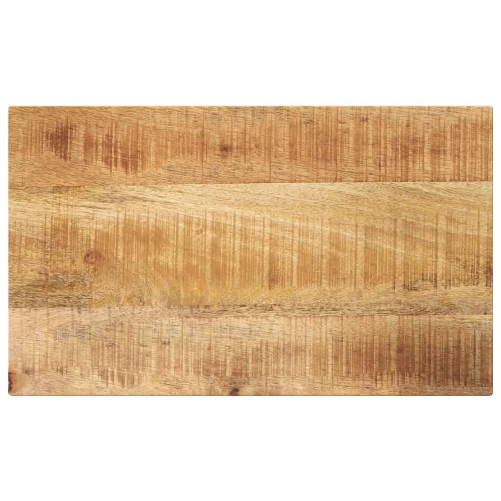 Bordplade i massivt ru mangotræ 60 x 30 x 3,8 cm rektangulær Bordplade i massivt ru mangotræ 60 x 30 x 3,8 cm rektangulær