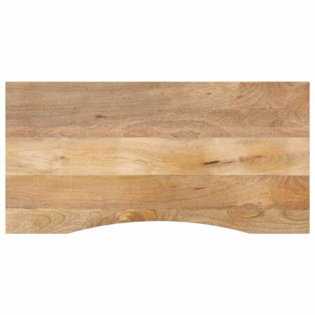 Bordplade med kurvet kant 110×50×2,5 cm - massivt mangotræ