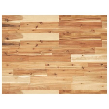 Bordplade til skrivebord 80 × 60 × 2 cm - massivt akacietræ, olieret