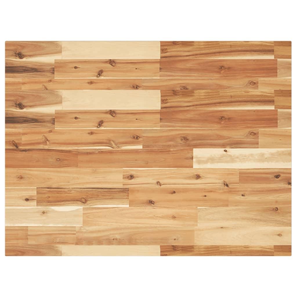 Bordplade til skrivebord 80 × 60 × 2 cm - massivt akacietræ, olieret Bordplade til skrivebord 80 × 60 × 2 cm - massivt akacietræ, olieret