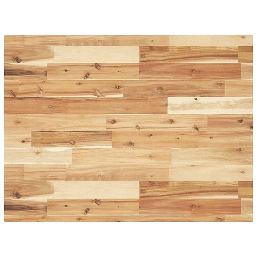 Bordplade til skrivebord 80×60×4 cm - massivt akacietræ, olieret Bordplade til skrivebord 80×60×4 cm - massivt akacietræ, olieret