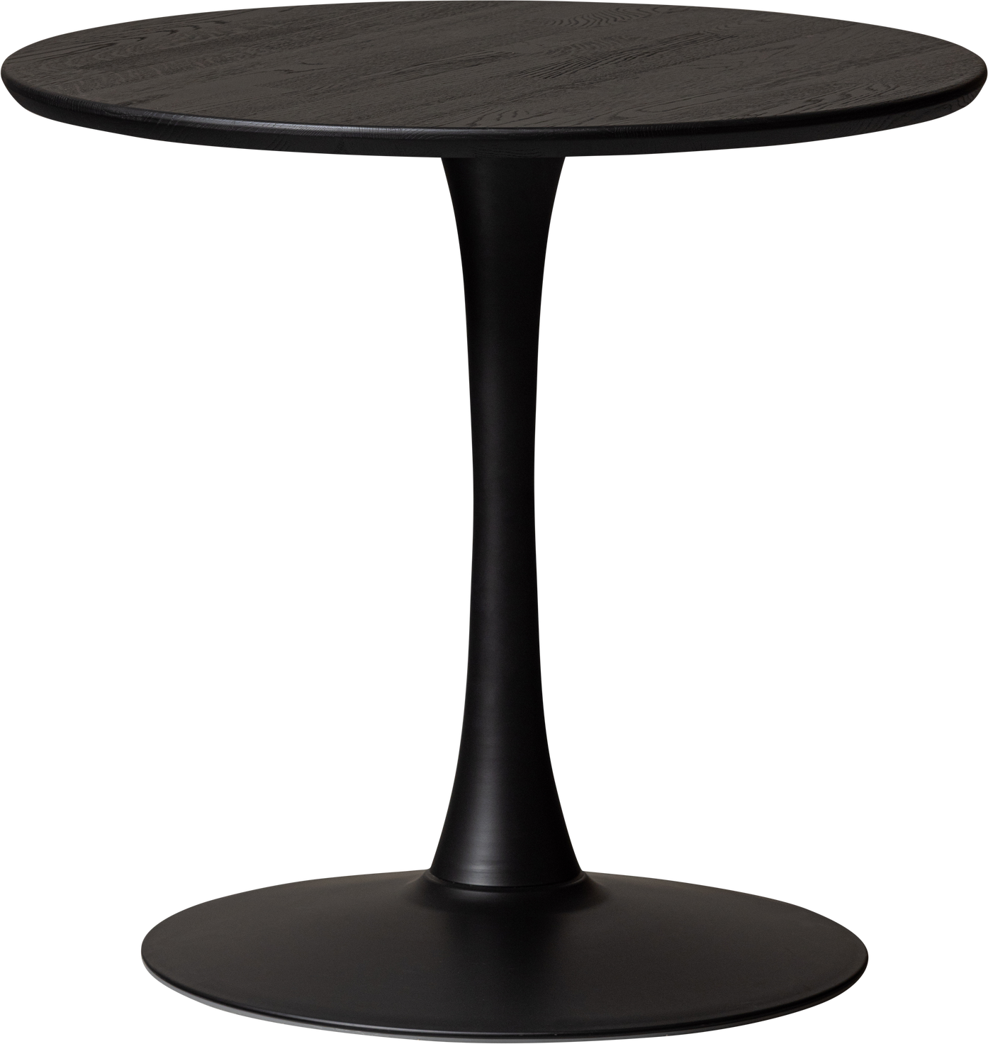 Cafébord WOOOD Tablo Ø80 x H74 cm egetræ bordplade, sort metalstel, FSC Mix Cafébord WOOOD Tablo Ø80 x H74 cm egetræ bordplade, sort metalstel, FSC Mix
