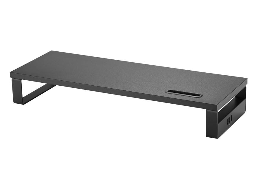Equip 650881 skærmstander til skrivebord med USB, sort Equip 650881 skærmstander til skrivebord med USB, sort