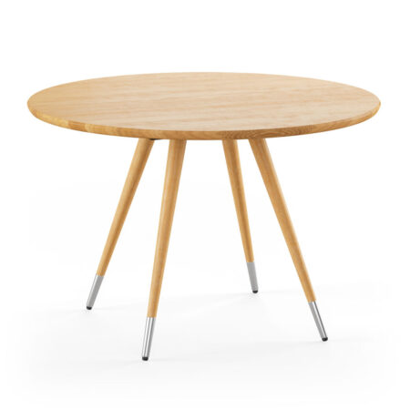 GM3982 rundt bord med udtræk eg olie ø120cm h74cm