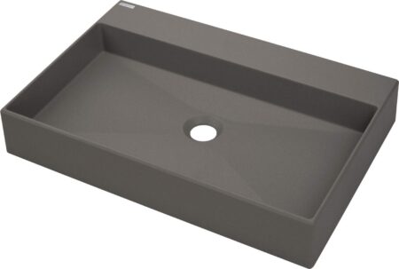 Håndvask til bordplade i granit Deante - 60 × 40 cm med plads til armatur