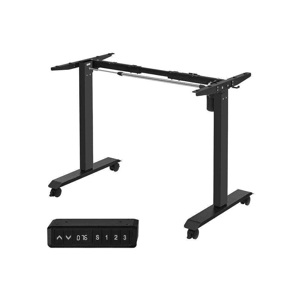 Hæve sænkebord uden bordplade (Skrivebordsstel sort) Hæve sænkebord uden bordplade (Skrivebordsstel sort)