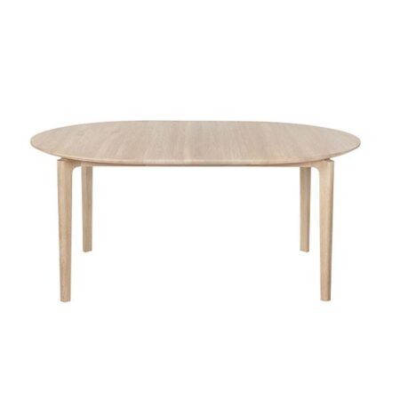 Haslev Ida spisebord - oval - 95x180 cm - sortbejdset eg : Erling Christensen Møbler