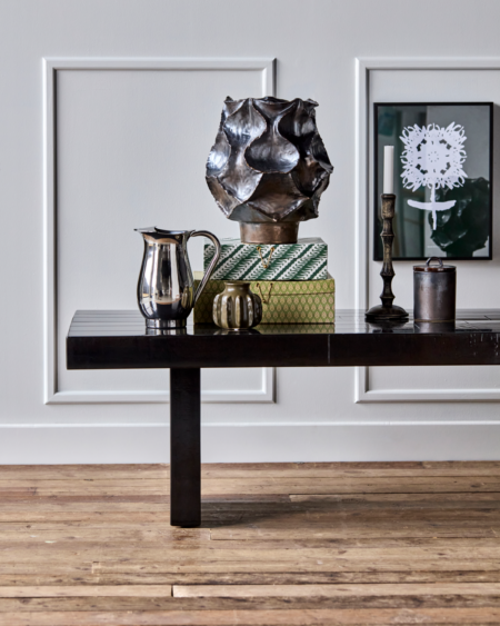 House Doctor - Sofabord Brick i Mangotræ - Sort Højglans 150x60 cm
