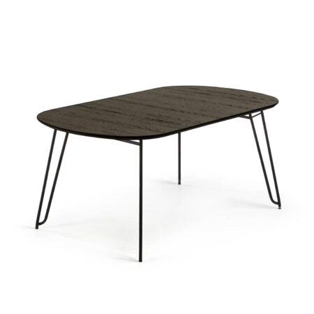 KAVE HOME Milian spisebord, m. 2 tillægsplader - asketræsfinish træ (140(220)x90)