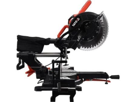 Kap-/geringssav 305 mm med udtræk og laser - YATO 1.800 W