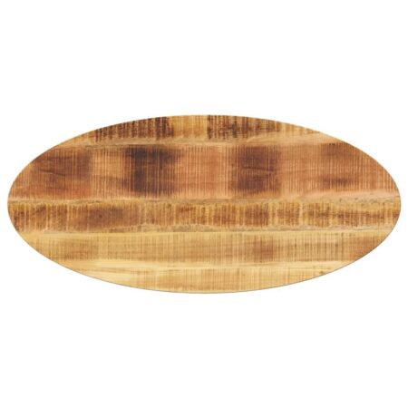 Oval bordplade 110 × 40 × 2,5 cm i massivt mangotræ