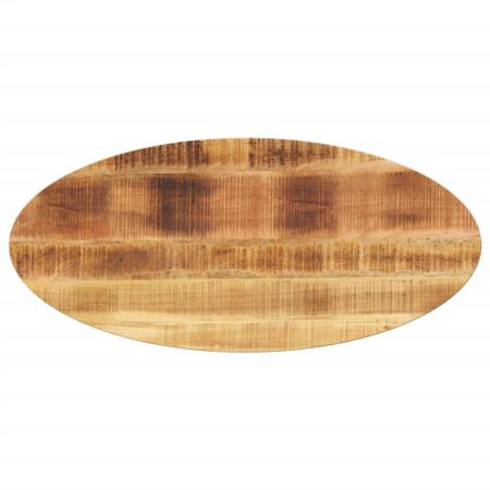 Oval bordplade 140 × 50 × 3,8 cm i massivt mangotræ