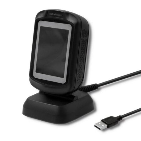 Qoltec 2D stregkodescanner til skrivebord med USB