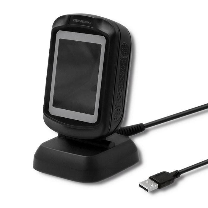 Qoltec 2D stregkodescanner til skrivebord med USB Qoltec 2D stregkodescanner til skrivebord med USB