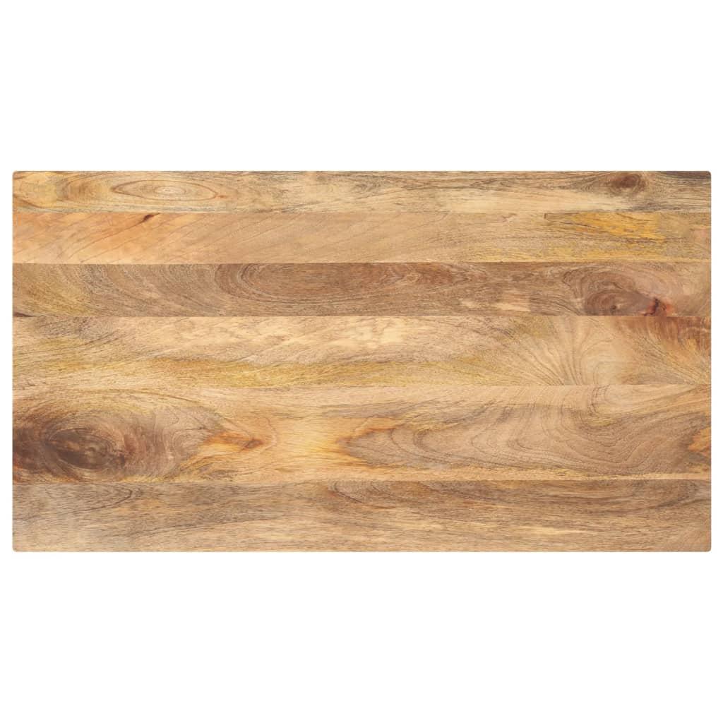 Rektangulær bordplade 100×70×3,8 cm - massivt mangotræ Rektangulær bordplade 100×70×3,8 cm - massivt mangotræ