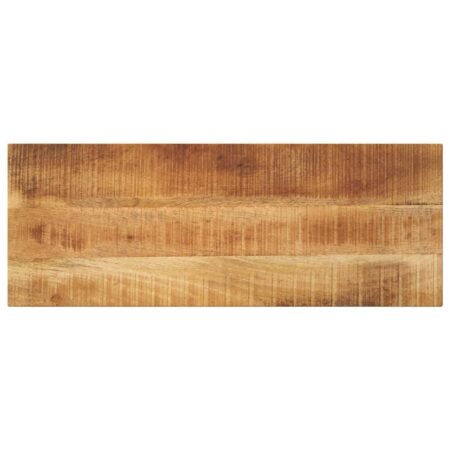 Rektangulær bordplade 90×20×3,8 cm i massivt ru mangotræ