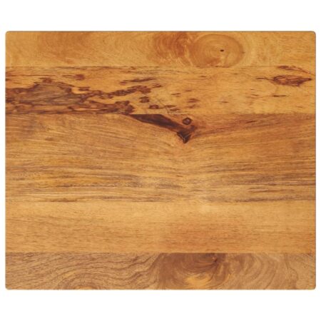 Rektangulær bordplade i massivt mangotræ 60 × 50 × 2,5 cm