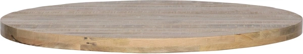 Rund bordplade WOOOD Tablo mangotræ Ø120x5,5 cm natur kalkvask Rund bordplade WOOOD Tablo mangotræ Ø120x5,5 cm natur kalkvask
