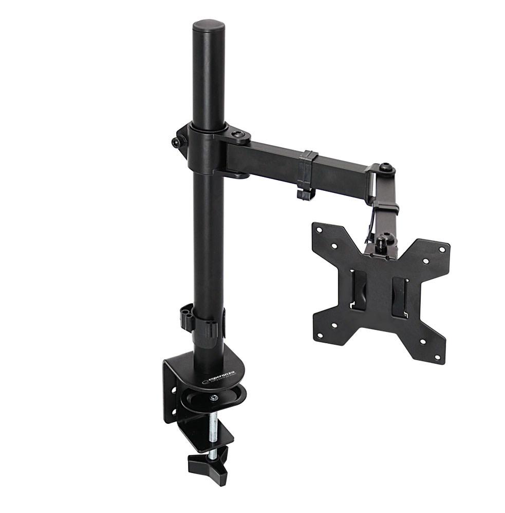 Skærmarm til skrivebord - Esperanza ERW017, 10-27" op til 8 kg Skærmarm til skrivebord - Esperanza ERW017, 10-27" op til 8 kg