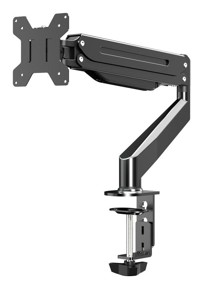 Skærmholder med gasfjeder - Esperanza ERW019, 17-27", skrivebord, sort Skærmholder med gasfjeder - Esperanza ERW019, 17-27", skrivebord, sort
