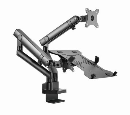 Skærmholder skrivebord - Gembird MA-DA3-02, 17-32", sort