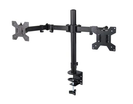 Skærmholder til skrivebord - Esperanza for 2 skærme 10-27" (op til 8 kg)
