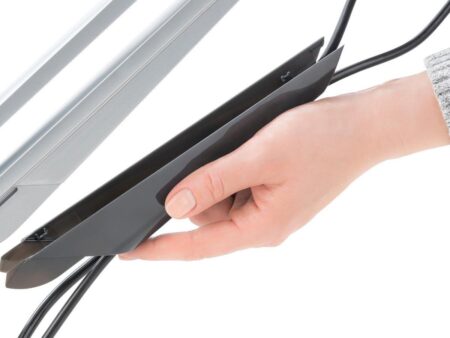 Skærmholder til skrivebord - NOVUS dobbelt monitorarm 19-27", sort