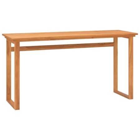 Skrivebord i massivt teaktræ - 120 × 45 × 75 cm