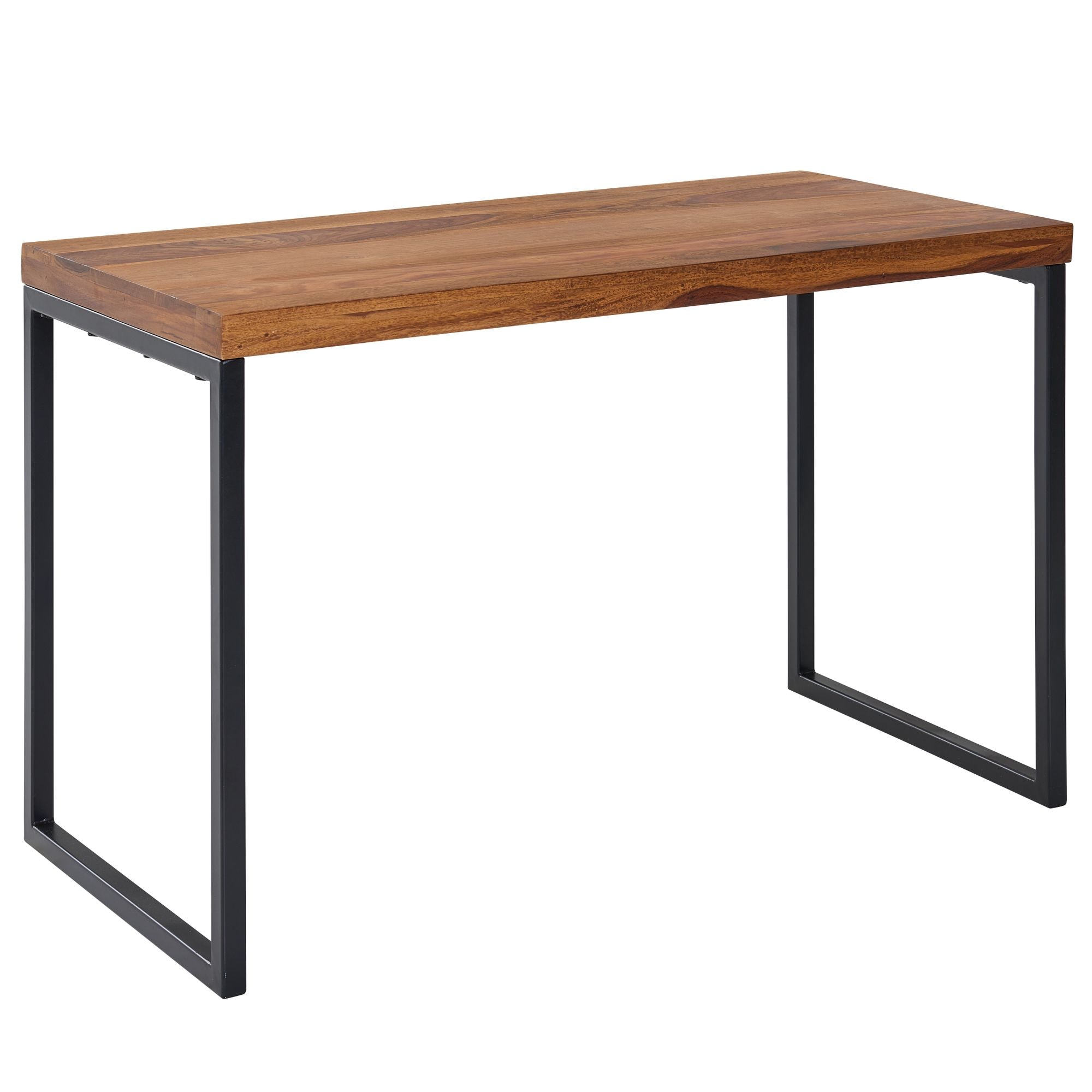 Skrivebord i massivt træ / metal 11,7x59x76,5 cm, brun Skrivebord i massivt træ / metal 11,7x59x76,5 cm, brun