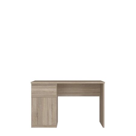 Skrivebord til gaming - brun, 120 × 60 × 75,3 cm