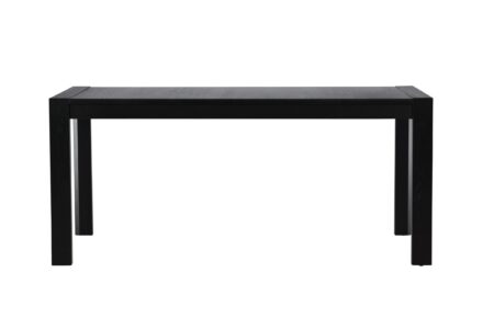 Slider spisebord med udtræk 95x250cm sort