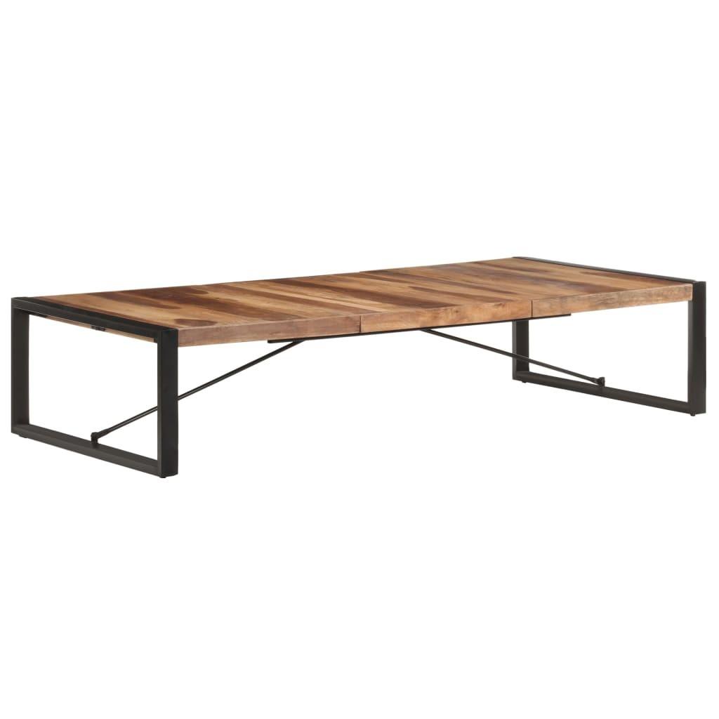 Sofabord i massivt træ 180 x 90 x 40 cm - industrielt stuebord Sofabord i massivt træ 180 x 90 x 40 cm - industrielt stuebord